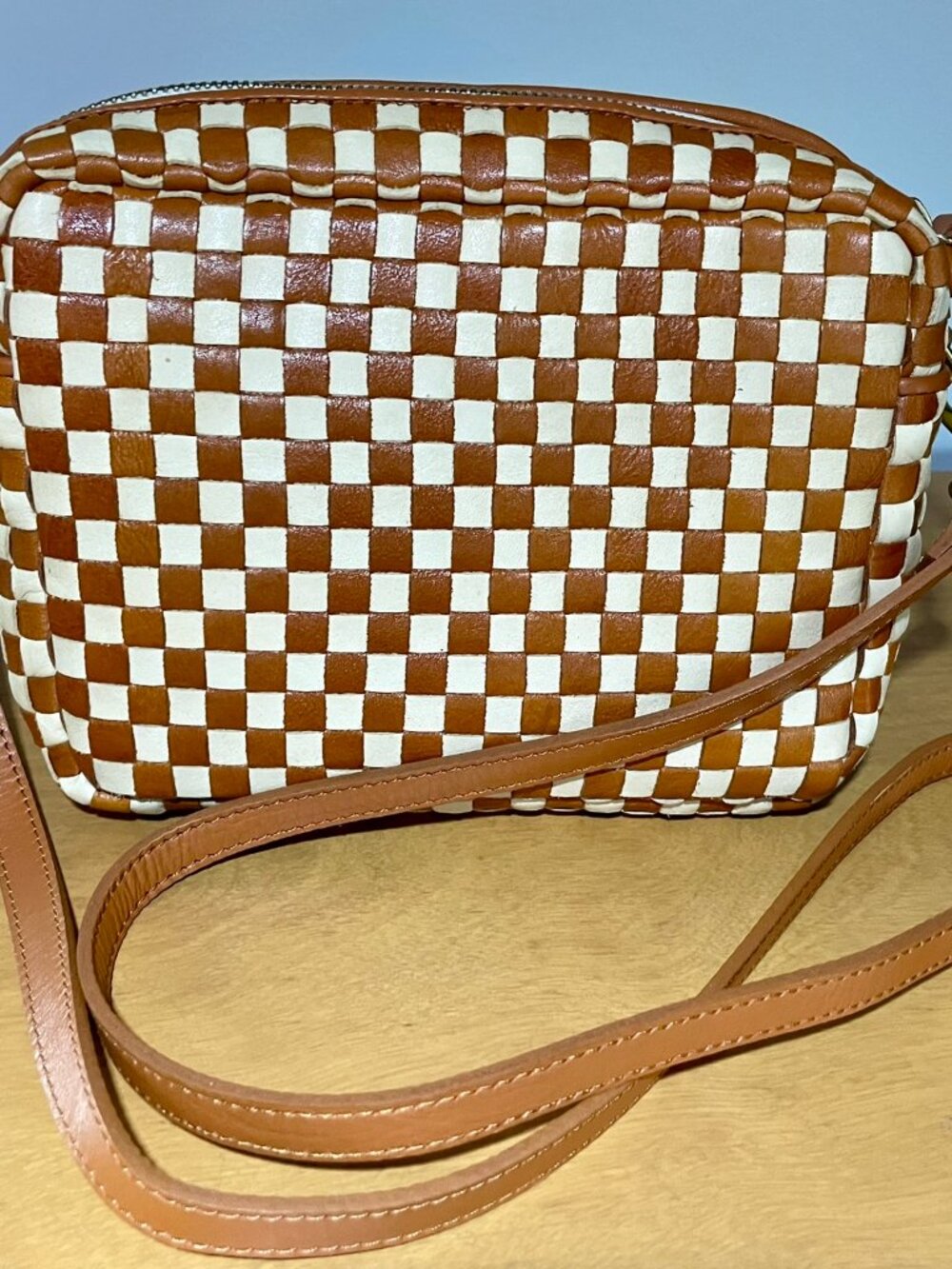 Clare V. Midi Sac Woven Crossbody Bag